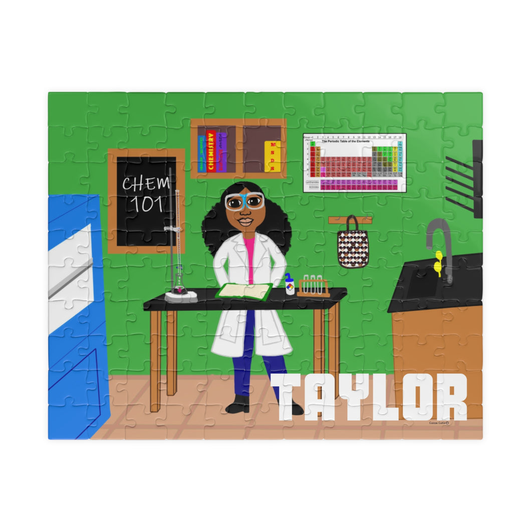 Cocoa Cutie Chemist Kid's Puzzle (Ages 6 and Up) -PICK SKIN TONE