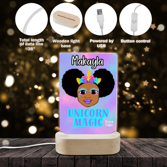 Cocoa Cutie Unicorn Magic Display Night Light