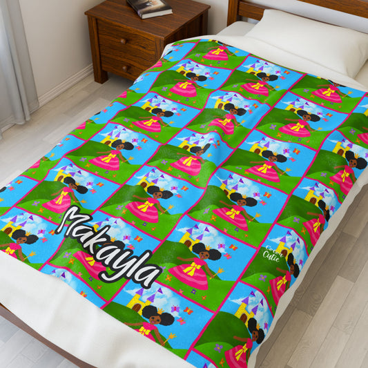 Cocoa Cutie Princess Blanket (Three Sizes)