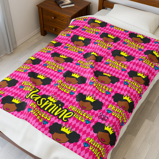 Cocoa Cutie Princess Vibes Blanket (Three Sizes)