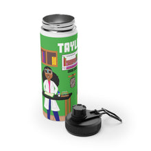 Load image into Gallery viewer, Cocoa Cutie Chemist/Scientist Stainless Steel Water Bottle (PICK YOUR SKIN TONE)
