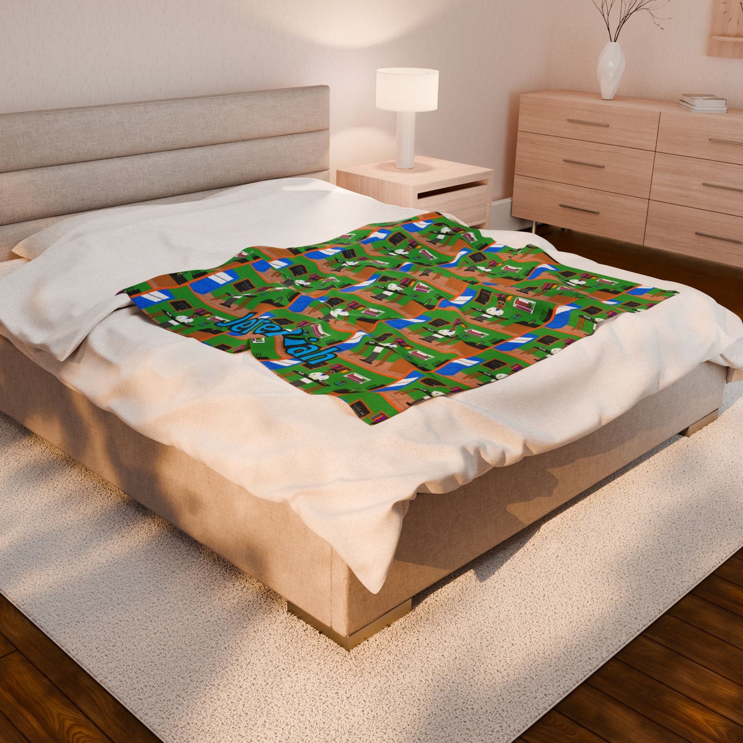 Cocoa Cutie Chemist Boy Blanket (Three Sizes)