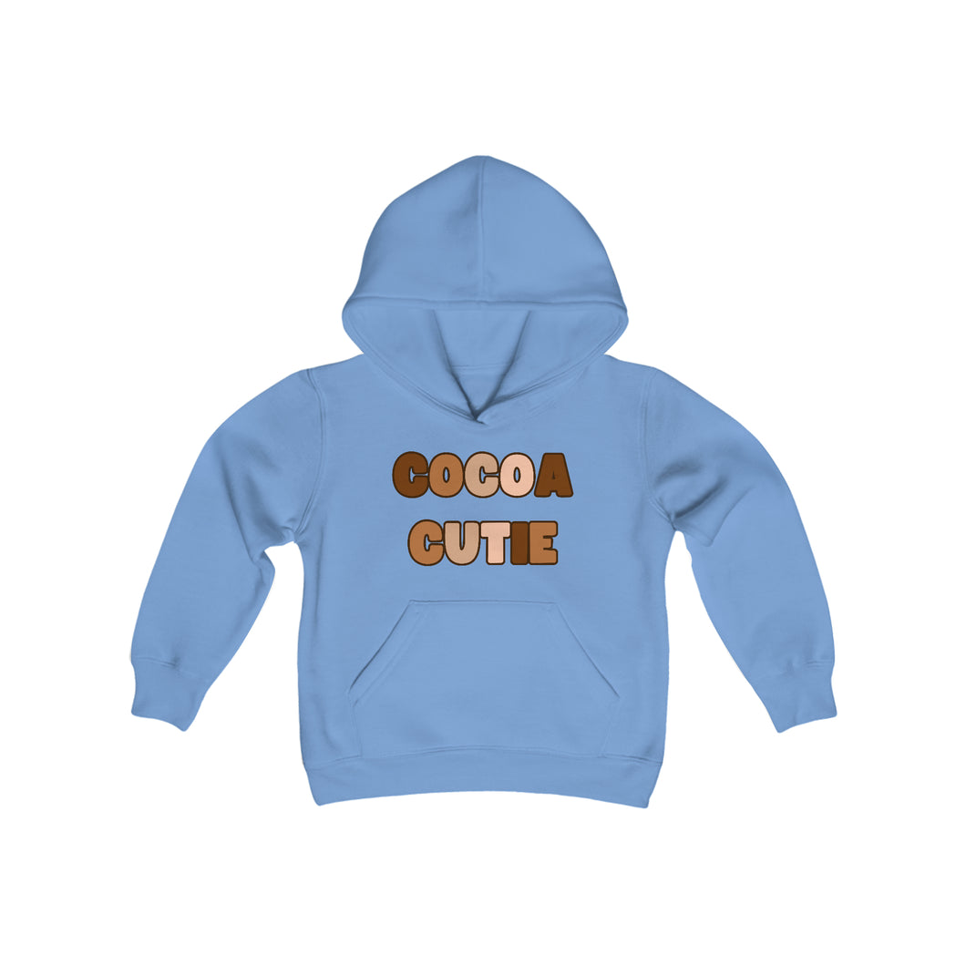 Cocoa Cutie Melanin Youth Hoodie (Multiple Colors)