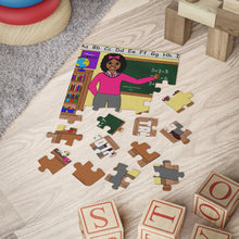 Load image into Gallery viewer, Cocoa Cutie Teacher Kids&#39; Puzzle, 30-Piece, (Ages 3-5)- PICK SKIN TONE
