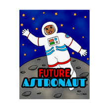 Load image into Gallery viewer, Cocoa Cutie Future Astronaut Matte Poster- Girl (PICK SKIN TONE)
