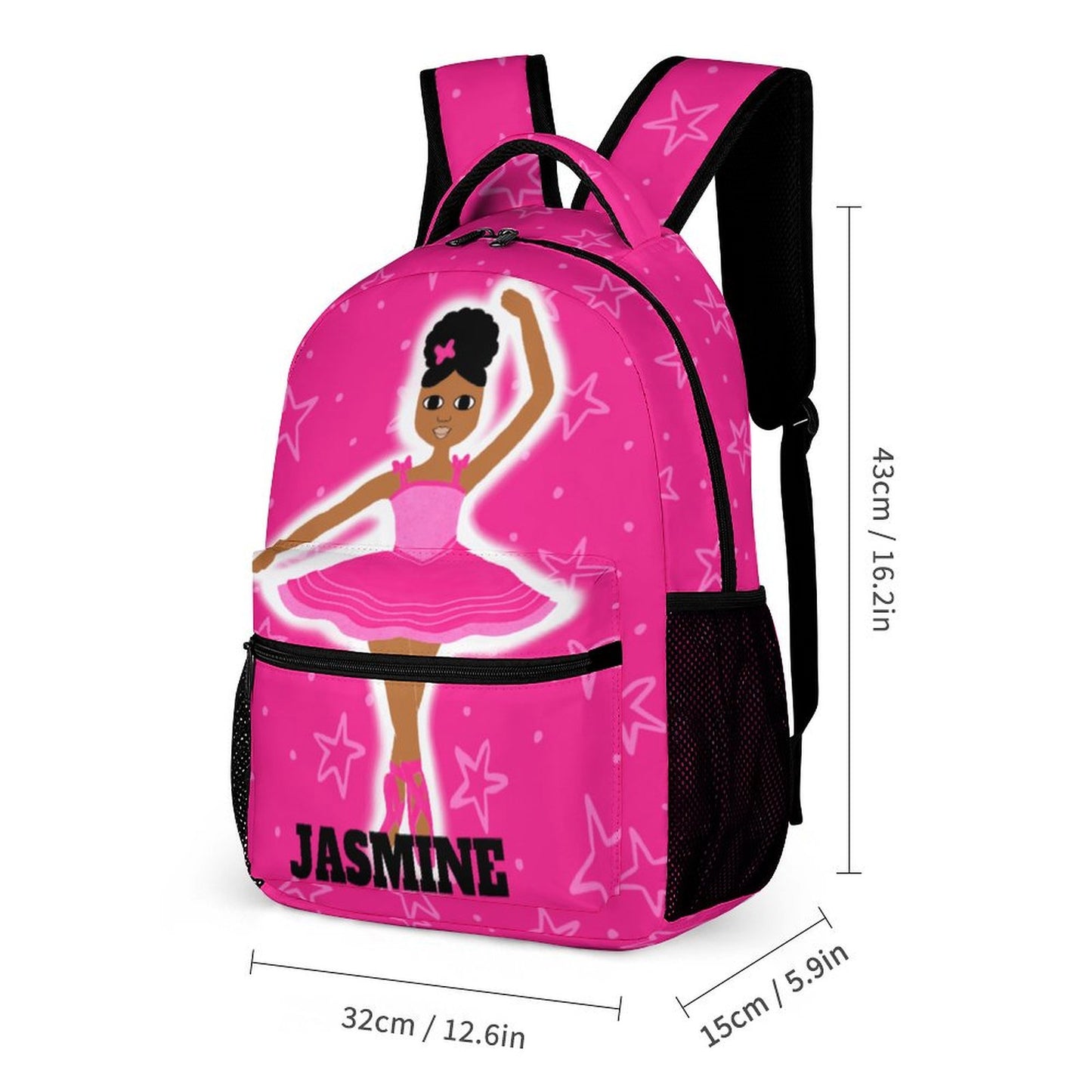 Cocoa Cutie Pink Dancer Three Piece Backpack Set