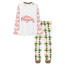 Load image into Gallery viewer, FAMILY MATCHING-Cocoa Cutie Christmas Ballerina Long Sleeve Pajamas- CAN BE PERSONALIZED

