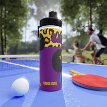Load image into Gallery viewer, Cocoa Cutie Leopard Stainless Steel Water Bottle
