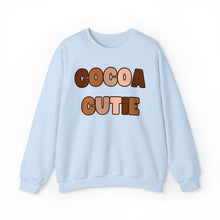 Load image into Gallery viewer, Cocoa Cutie Melanin Unisex Sweatshirt- ADULT (Multiple Colors)
