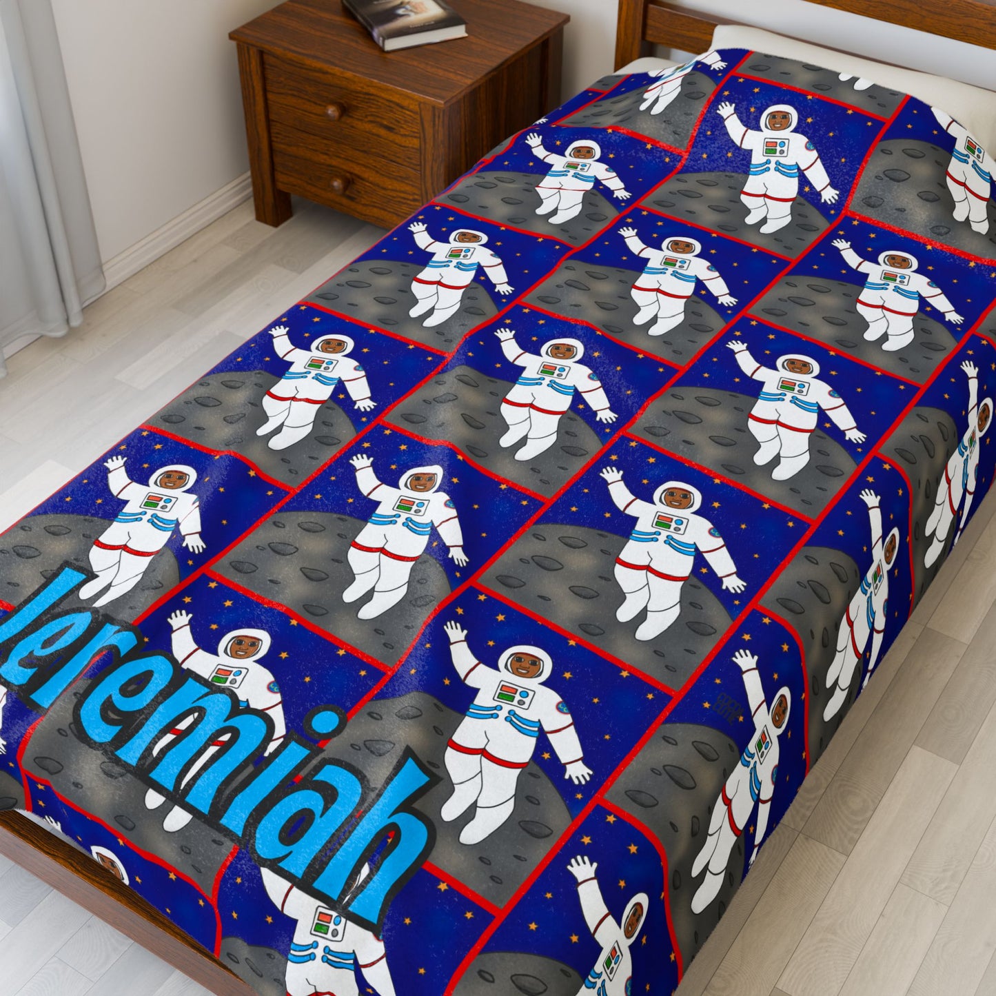 Cocoa Cutie Astronaut Boy Blanket (Three Sizes)