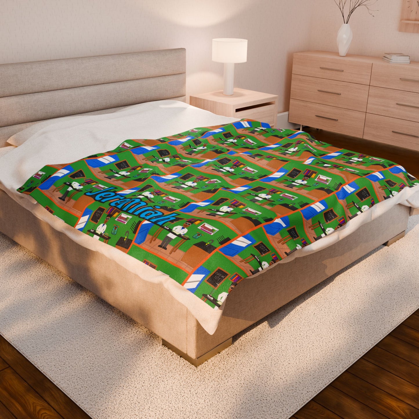 Cocoa Cutie Chemist Boy Blanket (Three Sizes)
