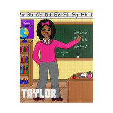 Load image into Gallery viewer, Cocoa Cutie Teacher Kid&#39;s Puzzle (Ages 6 and Up) -PICK SKIN TONE
