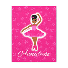 Load image into Gallery viewer, Cocoa Cutie Dancer Canvas Wall Art (PICK SKIN TONE)
