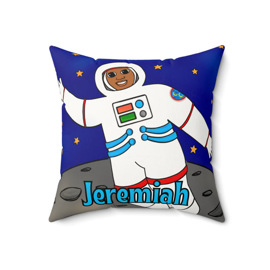Cocoa Cutie Astronaut Affirmation Pillow- Boy (PICK SKIN TONE)