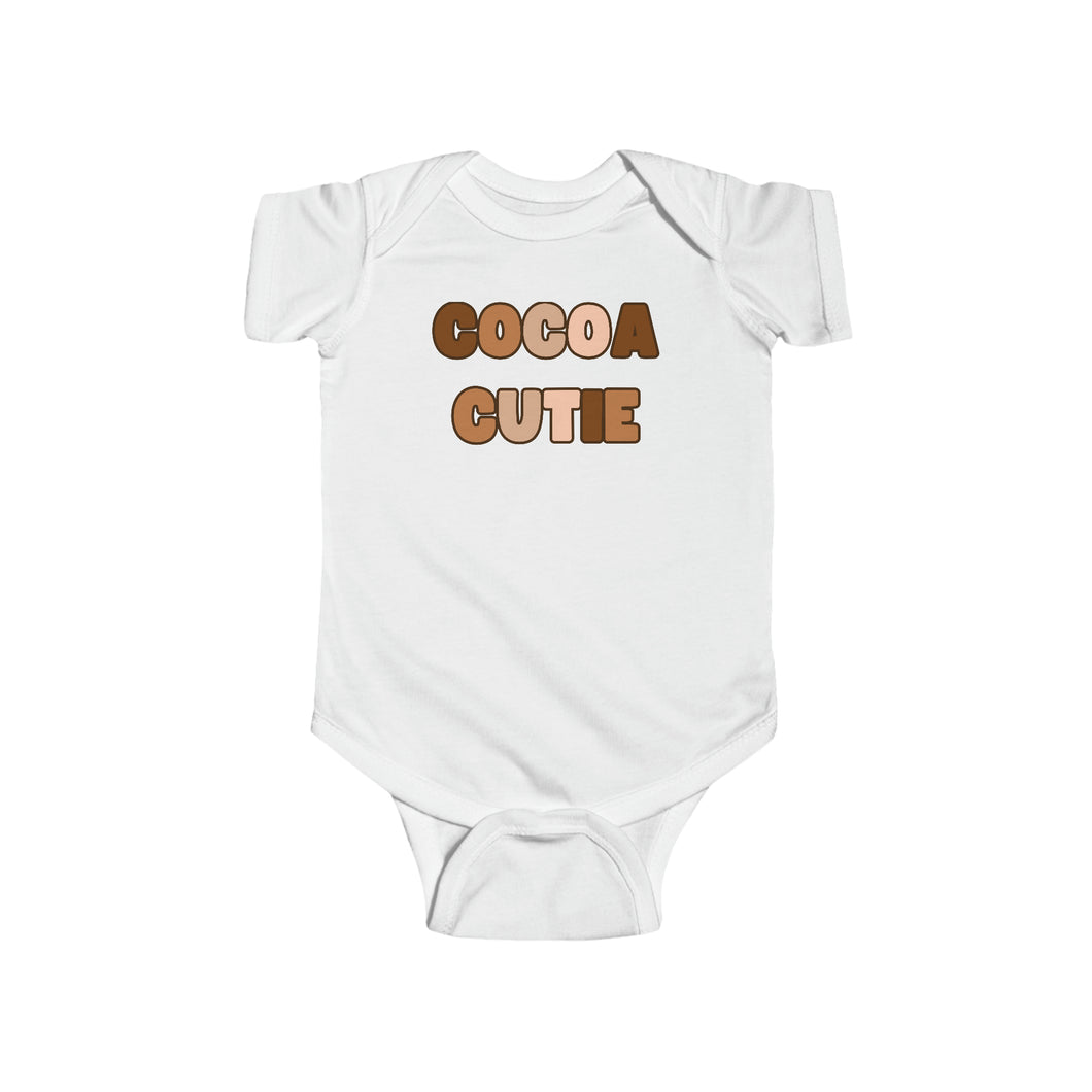 Cocoa Cutie Melanin Infant Bodysuit (Multiple Colors)