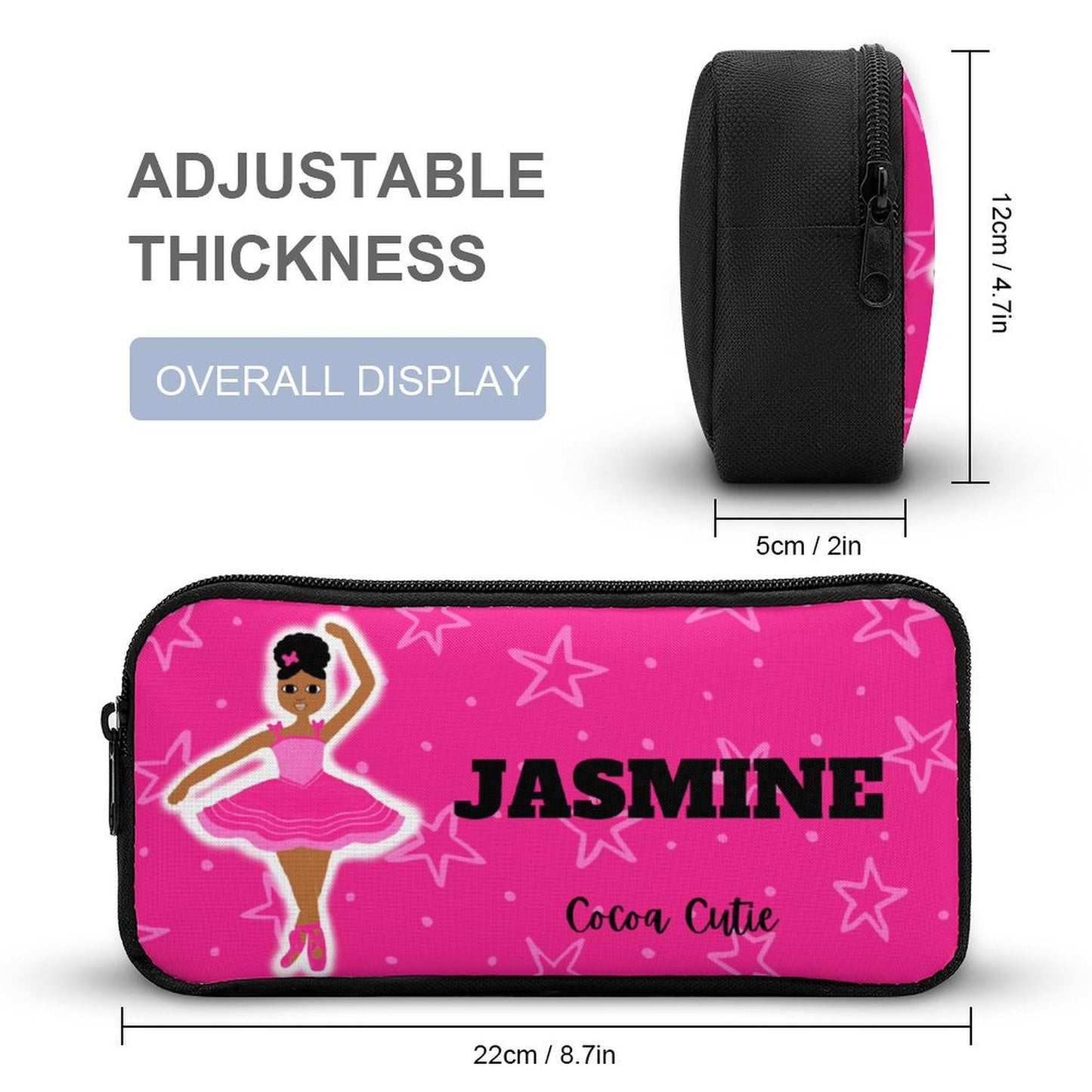 Cocoa Cutie Pink Dancer Three Piece Backpack Set