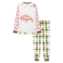 Load image into Gallery viewer, FAMILY MATCHING-Cocoa Cutie Christmas Ballerina Long Sleeve Pajamas- CAN BE PERSONALIZED
