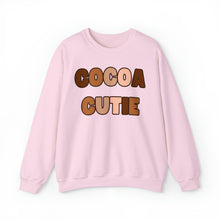 Load image into Gallery viewer, Cocoa Cutie Melanin Unisex Sweatshirt- ADULT (Multiple Colors)
