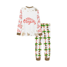 Load image into Gallery viewer, FAMILY MATCHING-Cocoa Cutie Christmas Ballerina Long Sleeve Pajamas- CAN BE PERSONALIZED
