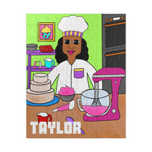 Load image into Gallery viewer, Cocoa Cutie Baker Kid&#39;s Puzzle (Ages 6 and Up) -PICK SKIN TONE
