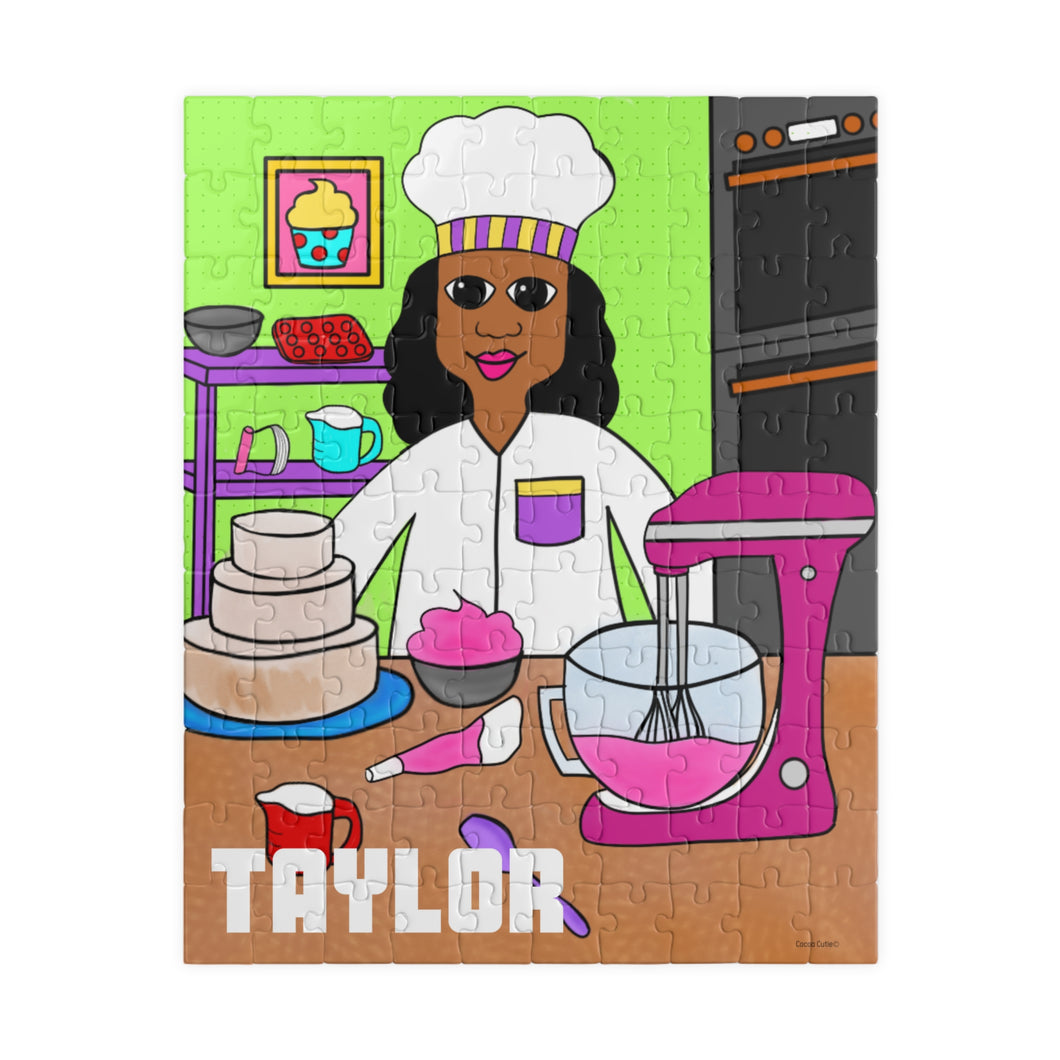 Cocoa Cutie Baker Kid's Puzzle (Ages 6 and Up) -PICK SKIN TONE