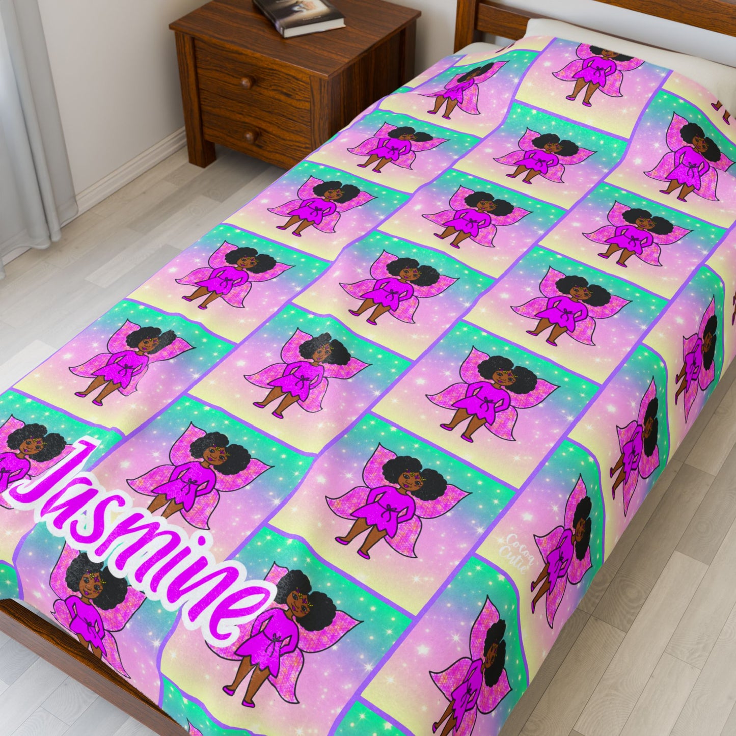 Cocoa Cutie Fairy Blanket (Three Sizes)