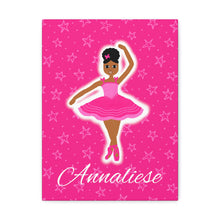Load image into Gallery viewer, Cocoa Cutie Dancer Canvas Wall Art (PICK SKIN TONE)
