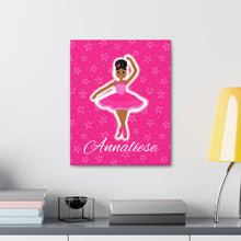 Load image into Gallery viewer, Cocoa Cutie Dancer Canvas Wall Art (PICK SKIN TONE)
