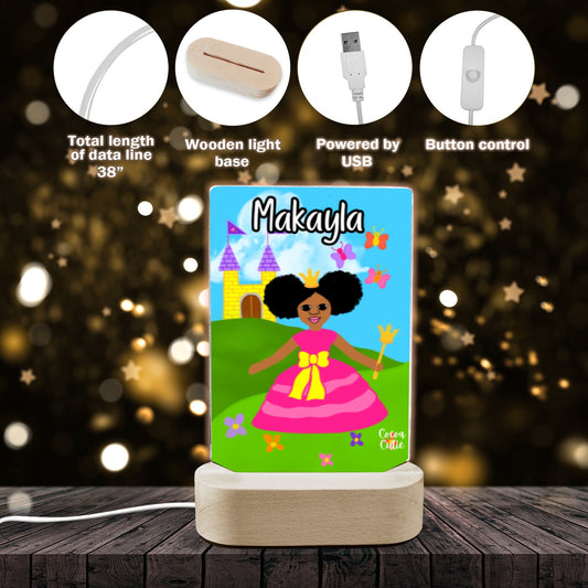 Cocoa Cutie Princess Display Night Light