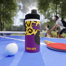 Load image into Gallery viewer, Cocoa Cutie Leopard Stainless Steel Water Bottle

