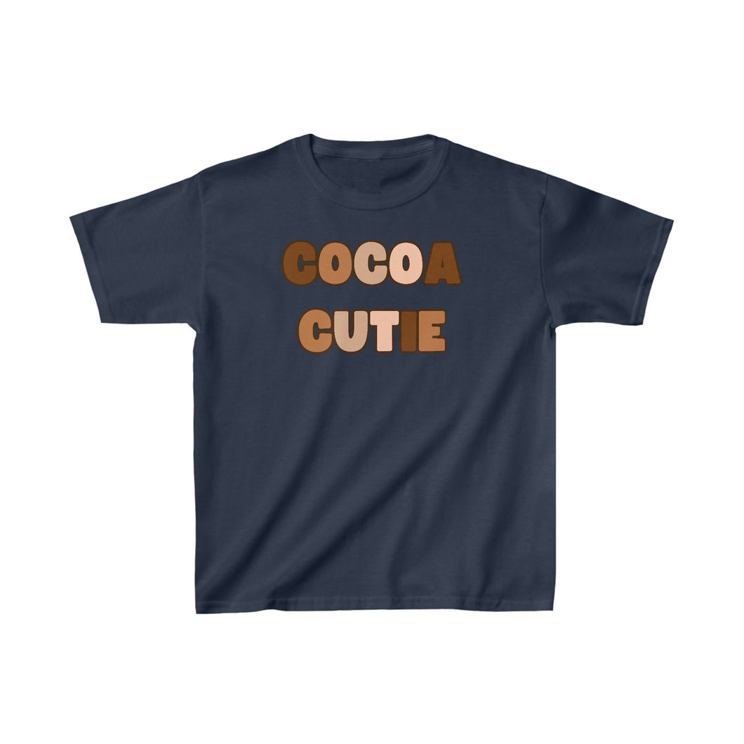 Cocoa Cutie Melanin Kids Tee (Multiple Colors)