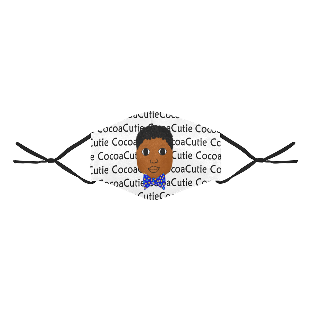 Cocoa Cutie Bow Tie Boy Bryston Face Mask-Individual (BOY)