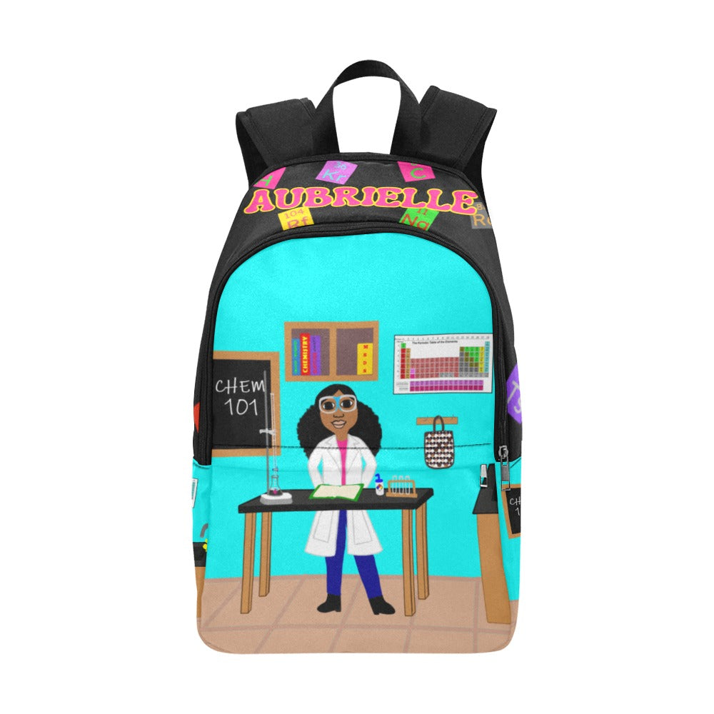 Cocoa Cutie CHEMIST Blue Backpack (PICK YOUR SKIN TONE)