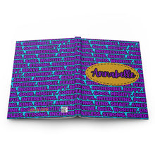 Load image into Gallery viewer, Cocoa Cutie Personalized HARDCOVER Journal- Affirmations Purple
