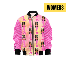 Load image into Gallery viewer, Pink Mermaid Bomber Jackets (Kid and Women&#39;s Sizes)
