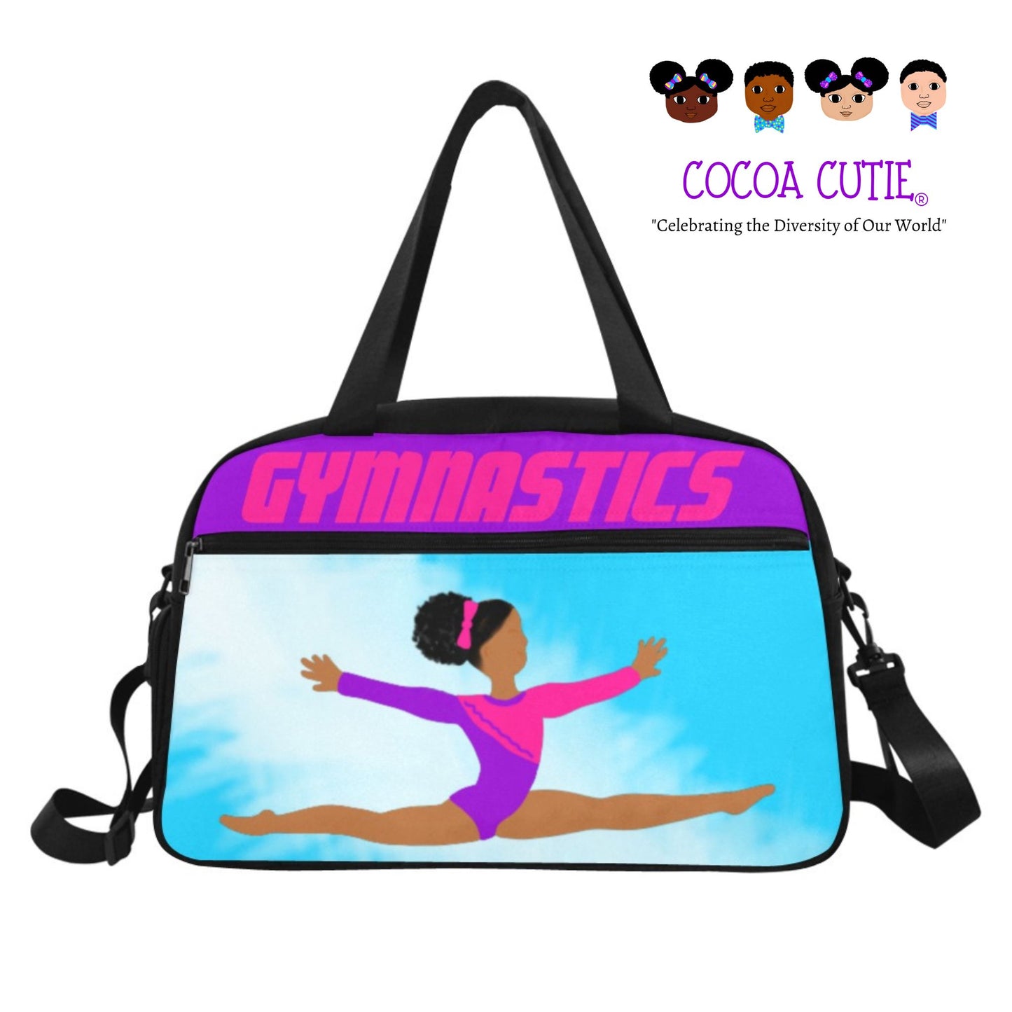Cocoa Cutie Active Cutie Gymnast Travel Bag w/Shoe Compartment RS