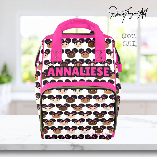 Cocoa Cutie Girls Diaper Bag