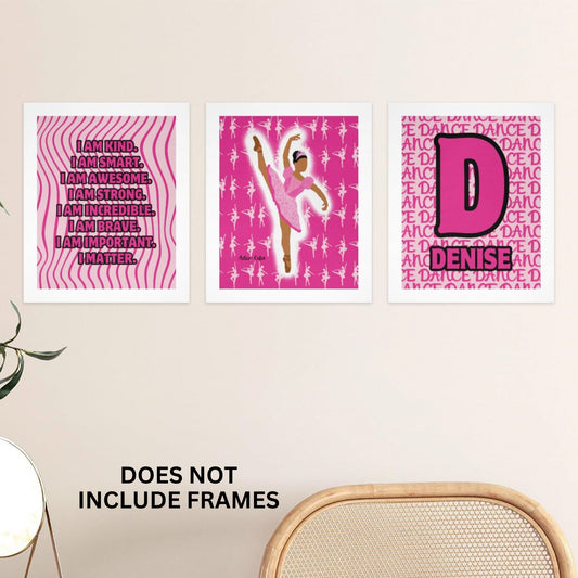 Cocoa Cutie Active Cutie Affirmations Wall Art Collage Ballerina (PICK SKIN TONE)