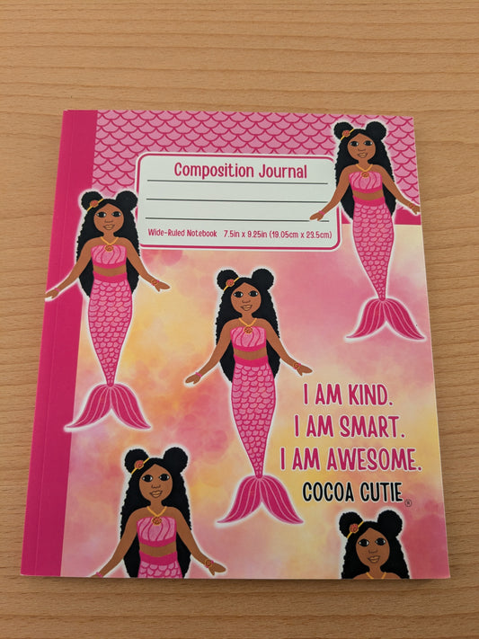 Cocoa Cutie Mermaid Composition Notebook RS