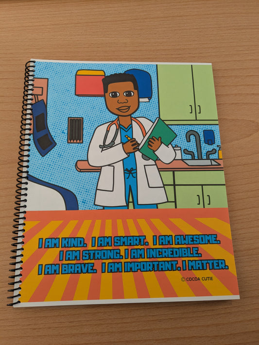 Cocoa Cutie Doctor Boy Spiral Notebook RS