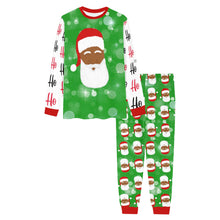 Load image into Gallery viewer, FAMILY MATCHING-Cocoa Cutie Christmas Santa Long Sleeve Pajamas-CAN BE PERSONALIZED
