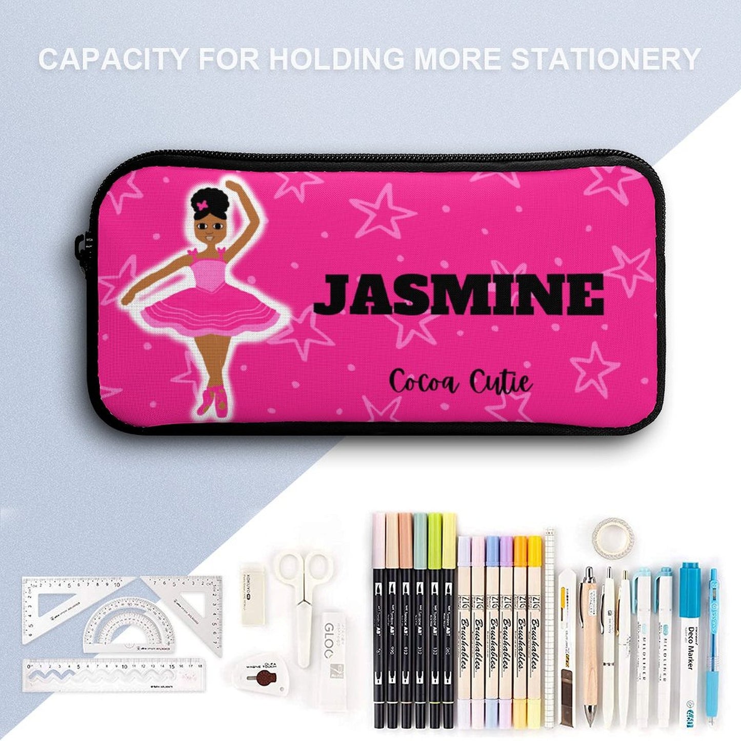 Cocoa Cutie Pink Dancer Three Piece Backpack Set