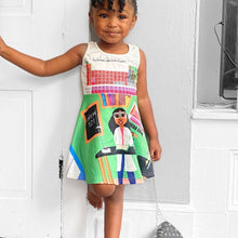 Load image into Gallery viewer, Cocoa Cutie Chemist/Scientist Kid&#39;s Dress (PICK YOUR SKIN TONE)- GREEN
