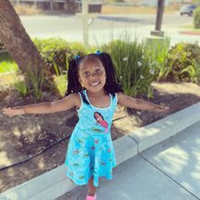Load image into Gallery viewer, Cocoa Cutie Be A Mermaid and Friend Kid&#39;s Dress (PICK YOUR SKIN TONE)
