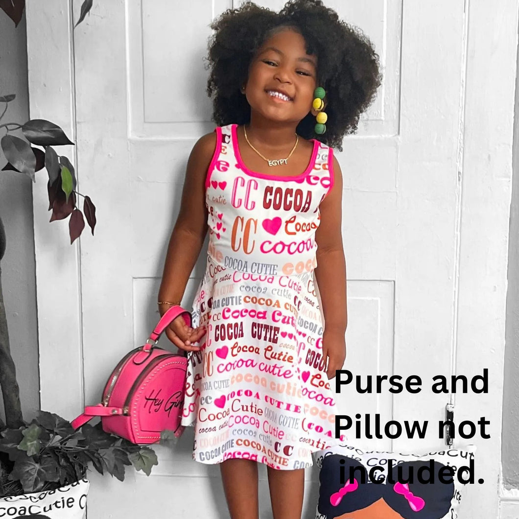I Heart Cocoa Cutie Pink Kid's Dress