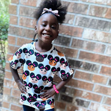 Load image into Gallery viewer, Cocoa Cuties Afro Puffs Girls Premium Tee
