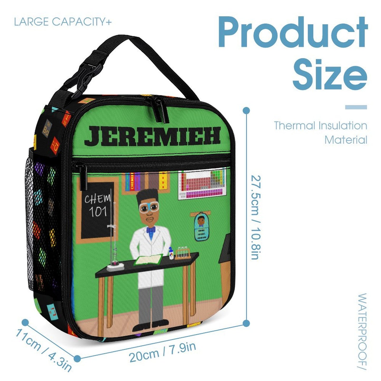 Cocoa Cutie Chemist Boy Three Piece Backpack Set