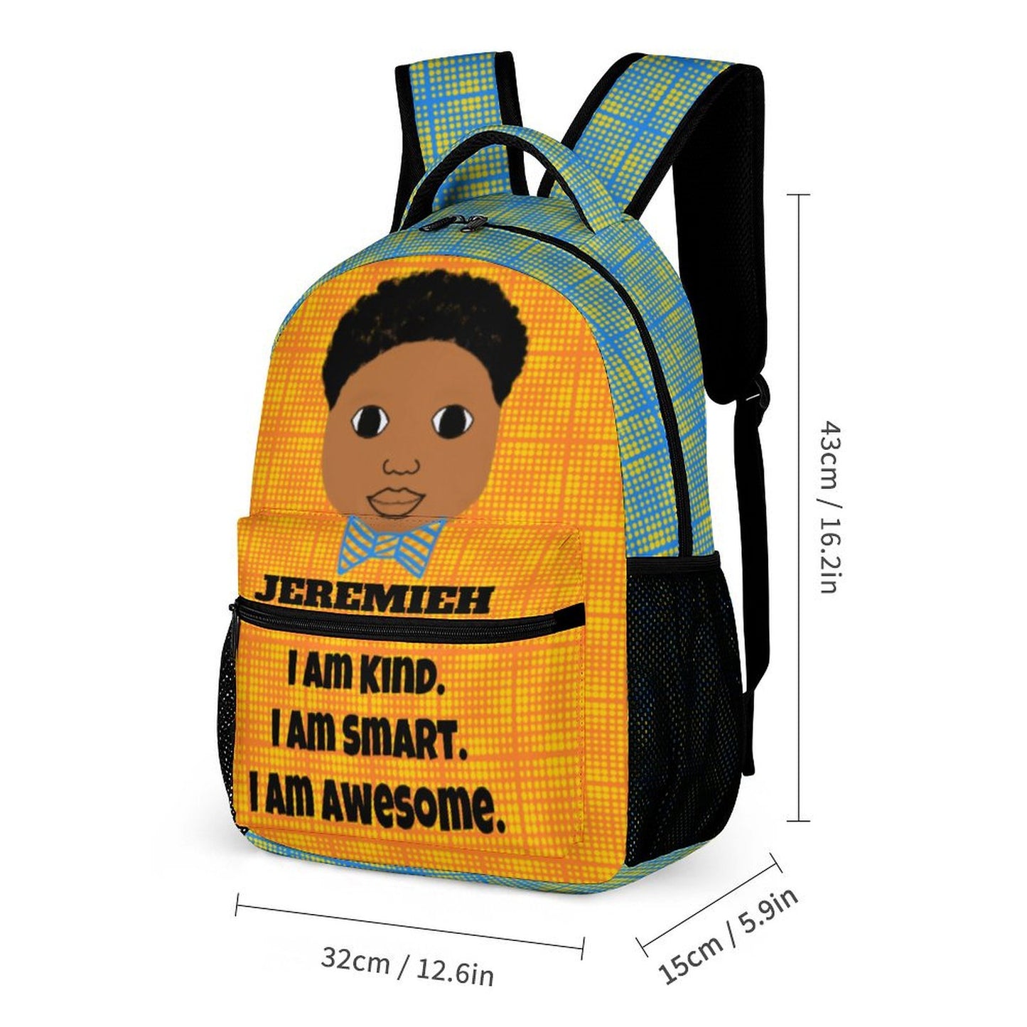 Cocoa Cutie Bow Tie Boy Three Piece Backpack Set