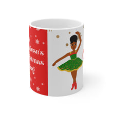 Load image into Gallery viewer, Cocoa Cutie Christmas Ballerina Ceramic Mugs (11oz\15oz\20oz)

