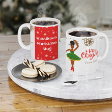 Load image into Gallery viewer, Cocoa Cutie Christmas Ballerina Ceramic Mugs (11oz\15oz\20oz)
